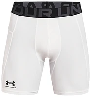 Under Armour Mens HG 2.0 6" Compression Shorts - White/Black