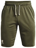 Under Armour Mens Rival Fleece Shorts - Marine Od Green/Onyx White