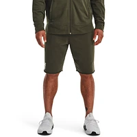 Under Armour Mens Rival Fleece Shorts - Marine Od Green/Onyx White