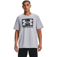 Under Armour Mens ABC Camo Boxed Logo Short Sleeve T-Shirt - Mod Gray Heather/Mod Heather