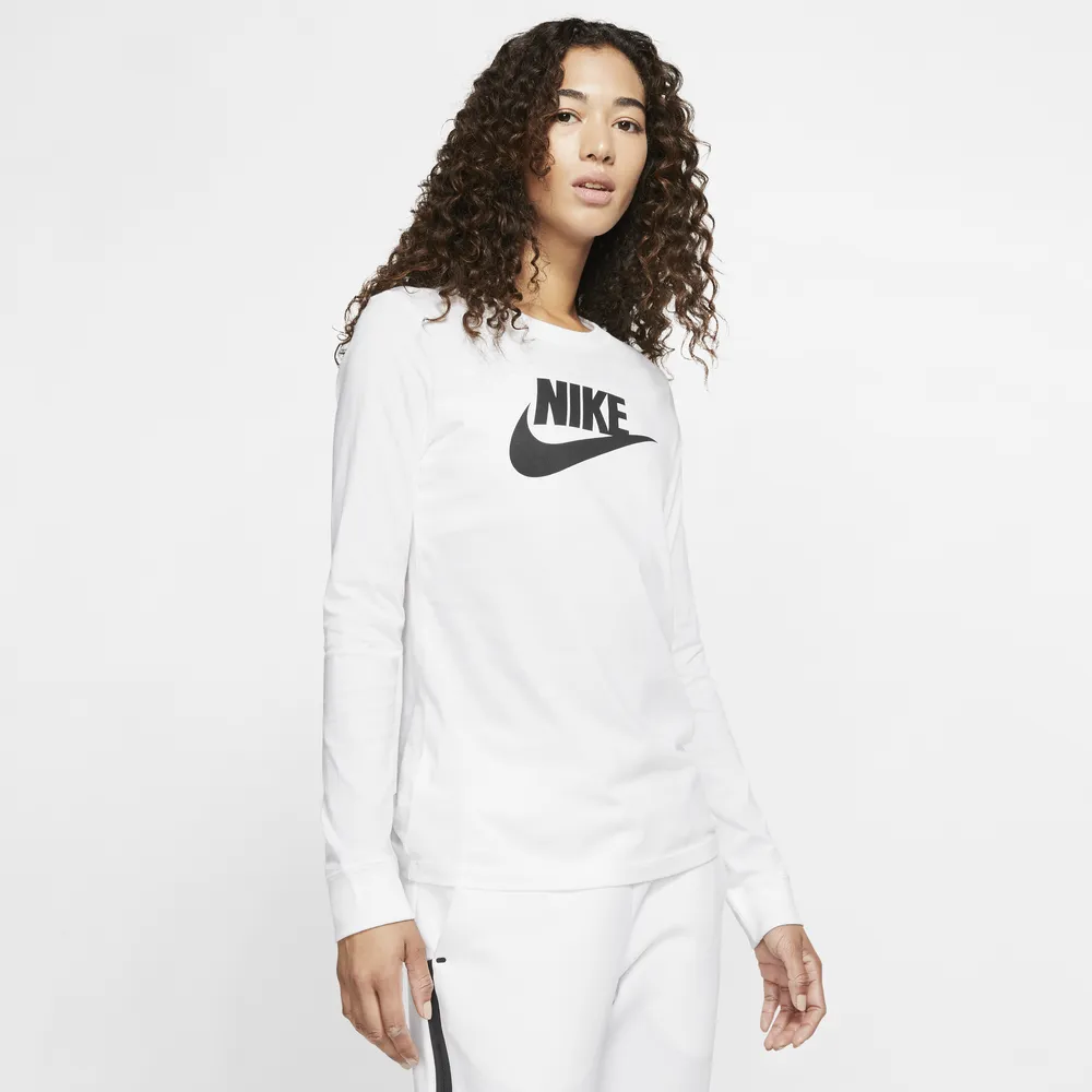 Nike Womens Nike Essential Long Sleeve Icon T-Shirt