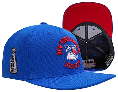 Pro Standard Rangers Hybrid Snapback Cap - Men's