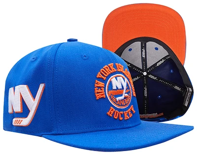 Pro Standard Mens Pro Standard Islanders Hybrid Snapback Cap - Mens Royal Blue Size One Size
