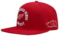 Pro Standard Mens Pro Standard Red Wings Hybrid Snapback Cap - Mens Red Size One Size