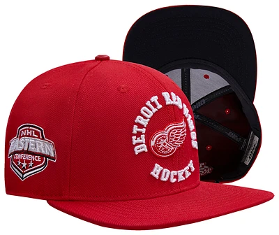 Pro Standard Mens Pro Standard Red Wings Hybrid Snapback Cap - Mens Red Size One Size