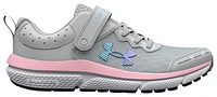 Under Armour Girls Charged Assert 10 - Girls' Preschool Running Shoes Halo Grey/Pink