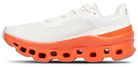 On Womens Cloudmonster 1 - Running Shoes White/Flame