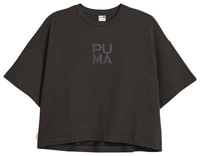 PUMA Womens Infuse Relax T-Shirt - Black