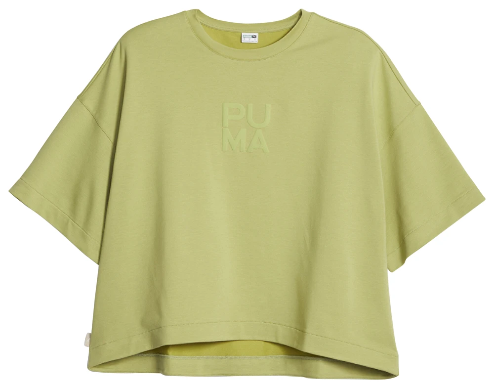 PUMA Womens | Town Infuse Relax Montebello T-Shirt Center Kiwi Green 