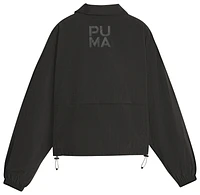 PUMA Womens Infuse Woven Jacket - Black/Black