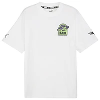 Puma Mens Melo X Toxic Short Sleeve T-Shirt II - White