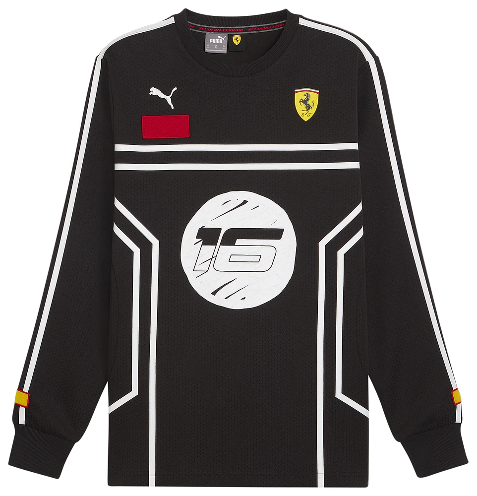 PUMA Joshua Vides For Scuderia Ferrari Mesh Crew - Men's