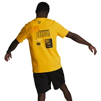 PUMA Mens PUMA Classics Mixtape Disc T-Shirt - Mens Yellow Sizzle Size M