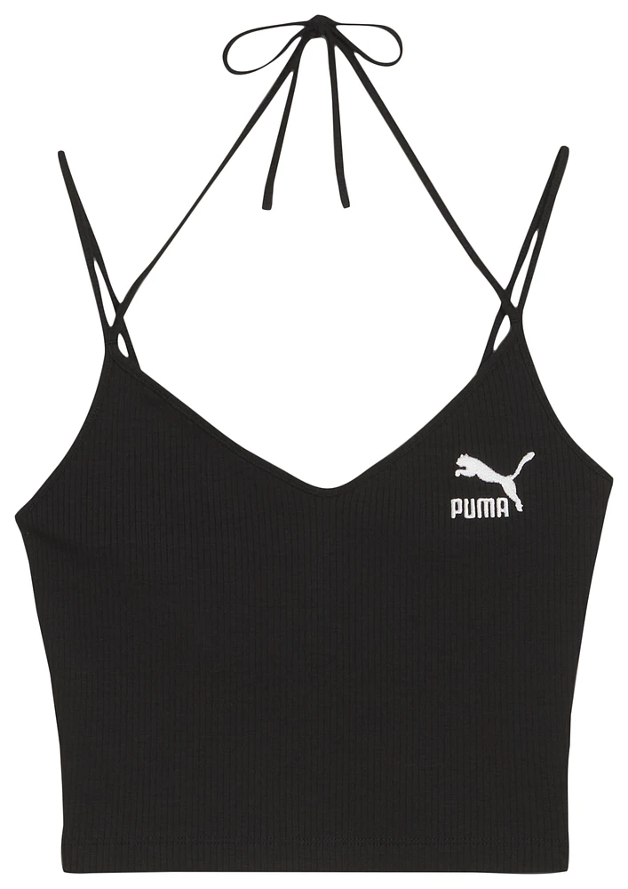 Puma Womens Classics Ribbed Crop