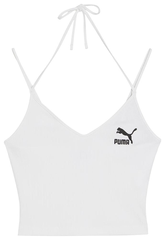 Puma Womens Classics Ribbed Crop