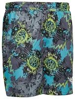 PUMA Mens PUMA Melo Blue Hive Printed Shorts