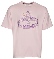 PUMA Mens PUMA x Melo Iridescent Short Sleeve T-Shirt - Mens Whisp Of Pink/Whisp Of Pink Size L