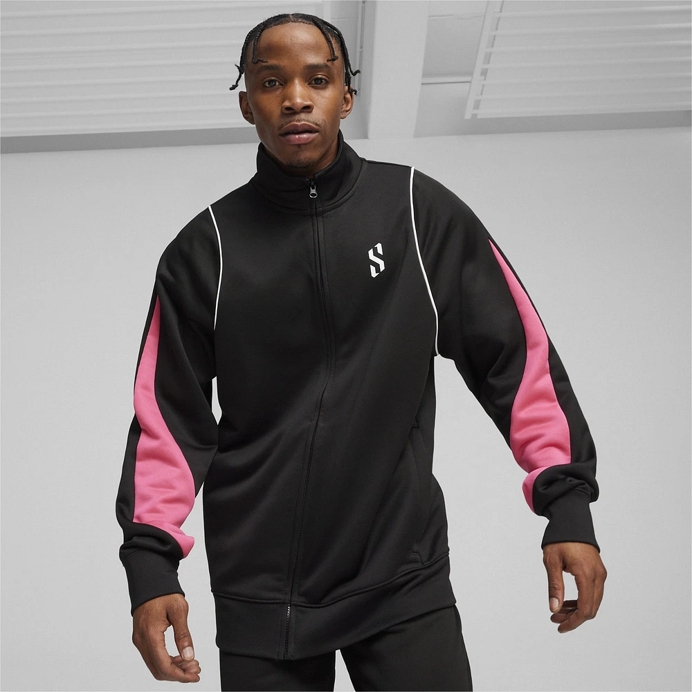 PUMA Mens Scoot x NL T-73 Jacket - Black/Pink