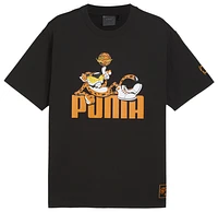 PUMA Mens PUMA Hoops x Cheetos T-Shirt - Mens Puma Black/Orange Size M