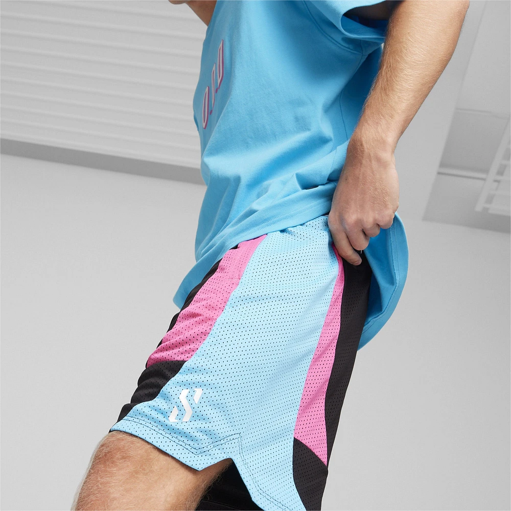 PUMA Mens Scoot x NL Shorts - Blue/Black