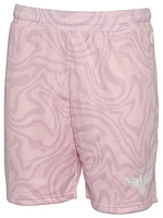 PUMA Mens PUMA x Melo Iridescent AOP 7" Shorts - Mens Whisp Of Pink/Pink Size L