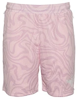 PUMA Mens x Melo Iridescent AOP 7" Shorts - Whisp Of Pink/Pink