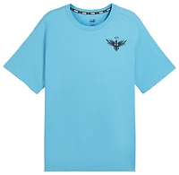 PUMA Mens MELO 1Love T-Shirt II - Bright Aqua