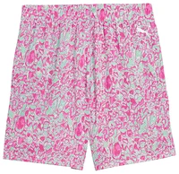 PUMA Mens Melo Acid Drip All Out Print Shorts - Pink/Green