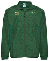 PUMA Mens PUMA x TMNT Pumatech Woven Relaxed Track Jacket - Mens Vine/Black Size L