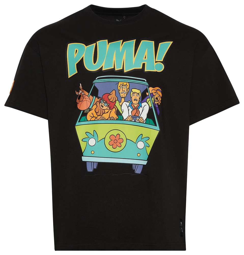 PUMA Mens Hoops x Scooby-Doo Short Sleeve T-Shirt