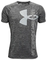 Under Armour Tech Split Logo Hybrid T-Shirt - Boys' Grade School