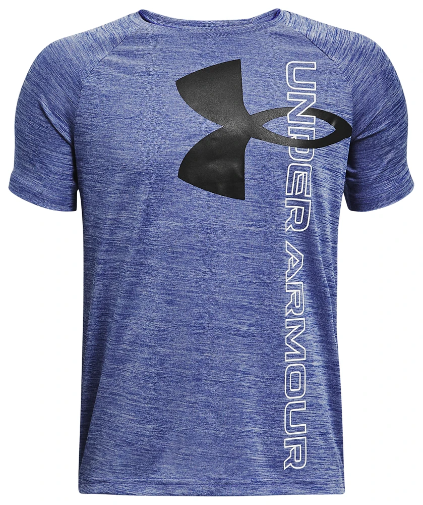 Under Armour Boys Tech Split Logo Hybrid T-Shirt