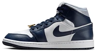 Jordan Womens 1 Mid SE - Shoes Midnight Navy/Football Gray