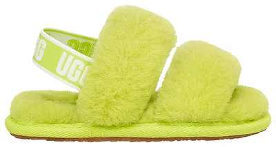 UGG Girls Oh Yeah Slides - Girls' Toddler Shoes Green/Key Lime