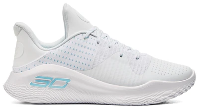 Under Armour Mens Steph Curry 4 Low Flotro - Shoes White/Blue