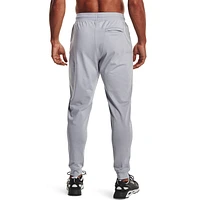 Under Armour Mens Under Armour Tricot Joggers - Mens Mod Gray Heather/Black Size XL