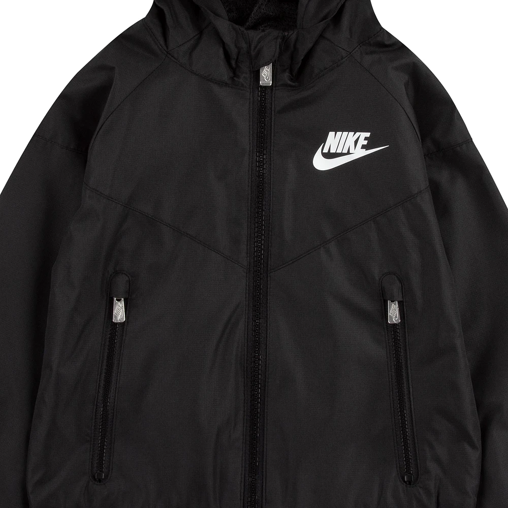 Nike Boys Windrunner Jacket - Boys' Toddler Black/White