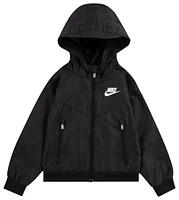 Nike Boys Windrunner Jacket - Boys' Toddler Black/White