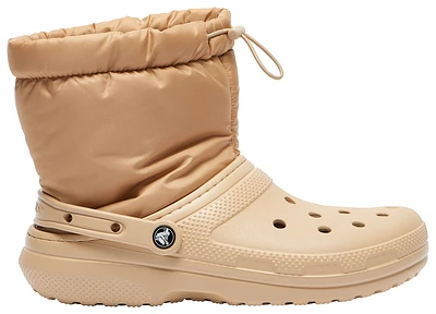 Crocs Mens Classic Lined Neo Puff Boots - Tan/Tan