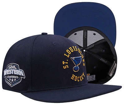 Pro Standard Blues Hybrid Snapback Cap - Men's