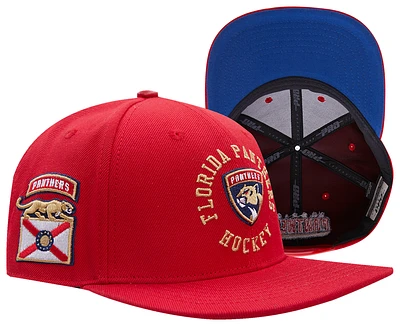 Pro Standard Mens Pro Standard Panthers Hybrid Snapback Cap - Mens Red Size One Size