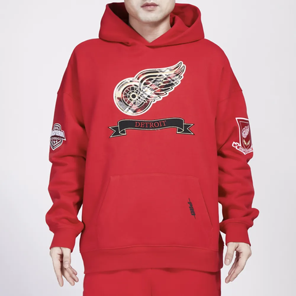 Pro Standard Redwings Prep Drop Shoulder Hoodie