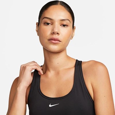 Nike Womens Dri-FIT Swoosh Light Support Bra - White/Black