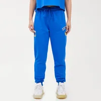 Pro Standard Womens Pro Standard Nets NBA Classic Fleece Sweatpants - Womens Royal Blue/Yellow Size S