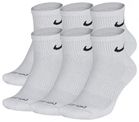 Nike Mens Nike 6 Pack Dri-FIT Plus Quarter Socks