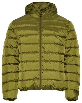 LCKR Mens Puffer Jacket - Green/Green