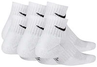 Nike Boys 6 Pack Cushioned Quarter Socks