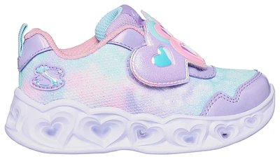 Skechers Girls Heart Lights - Girls' Toddler Shoes Purple/Multi