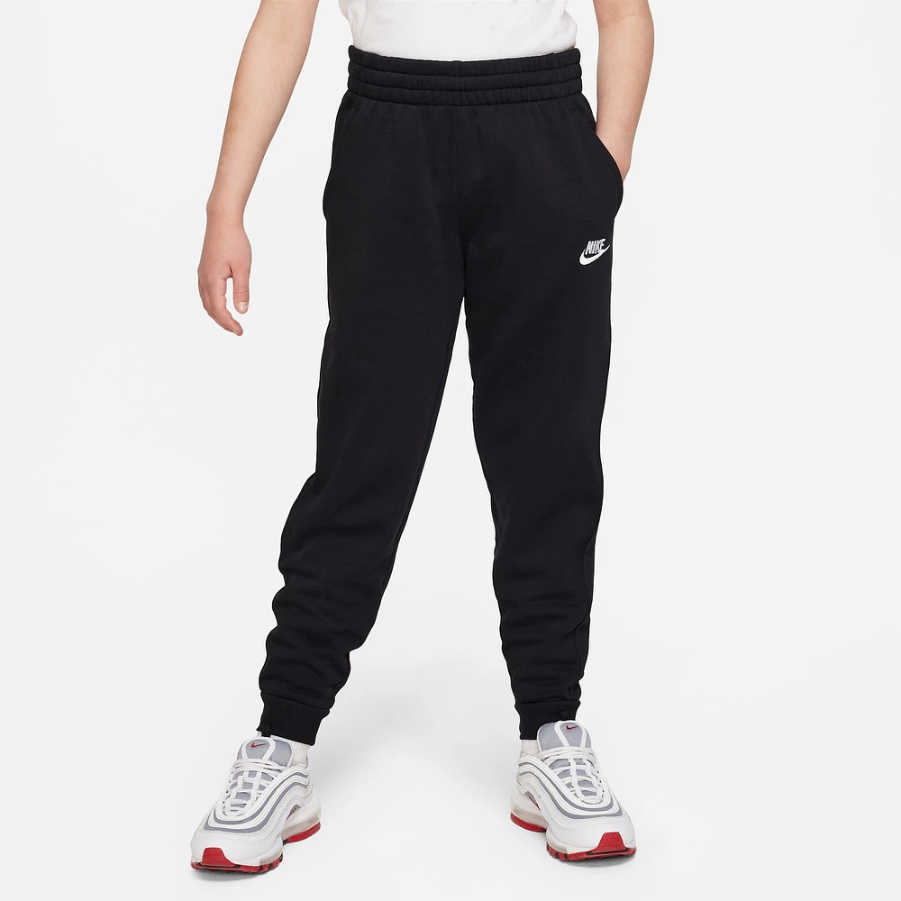 Nike NSW Club LBR Fleece Joggers - Boys' Grade School