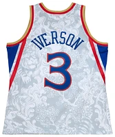 Mitchell & Ness Mens 76ers CNY Jersey - White/Gold